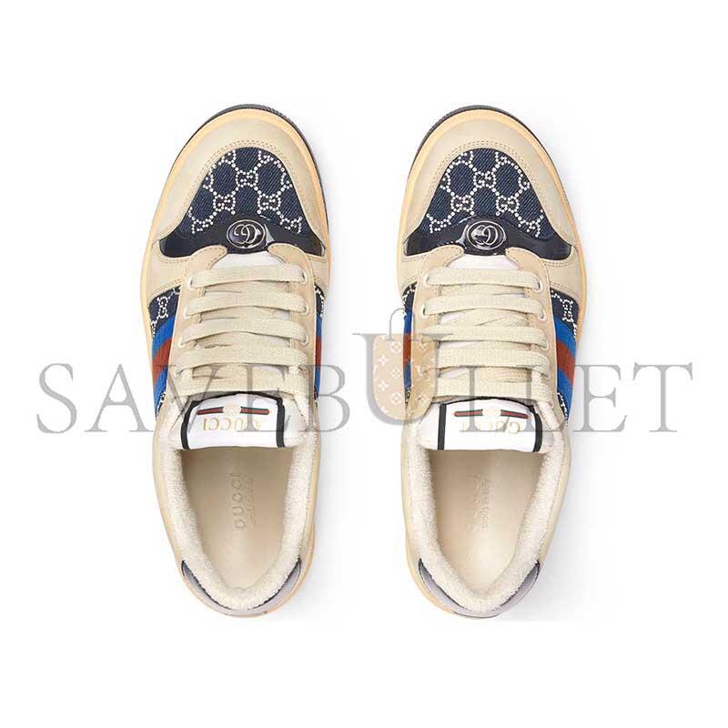 GUCCI WOMEN'S GG CRYSTAL SCREENER SNEAKER 836568